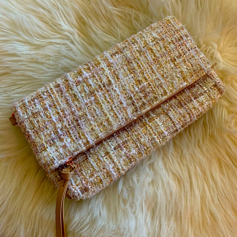 Textured Spring time Clutch